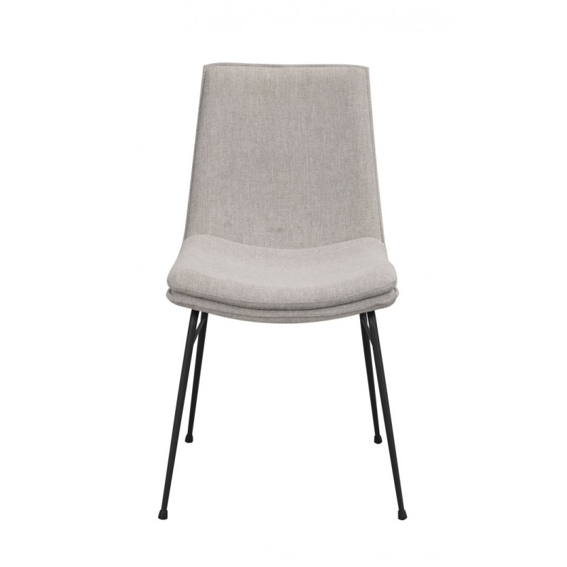 RO Lowell Fixed Chair Grey/Black